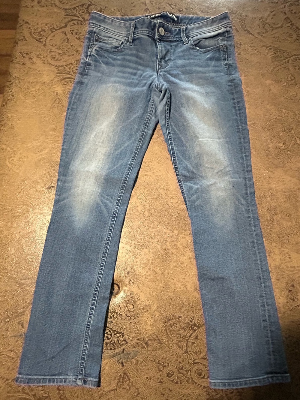 Express Women's Light Blue Skinny Jeans